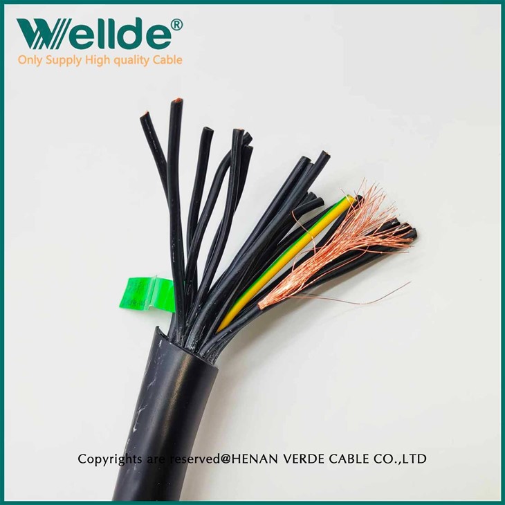 18 Core Copper Conductor 2.5 mm Wire Insulated Electric Control Cable