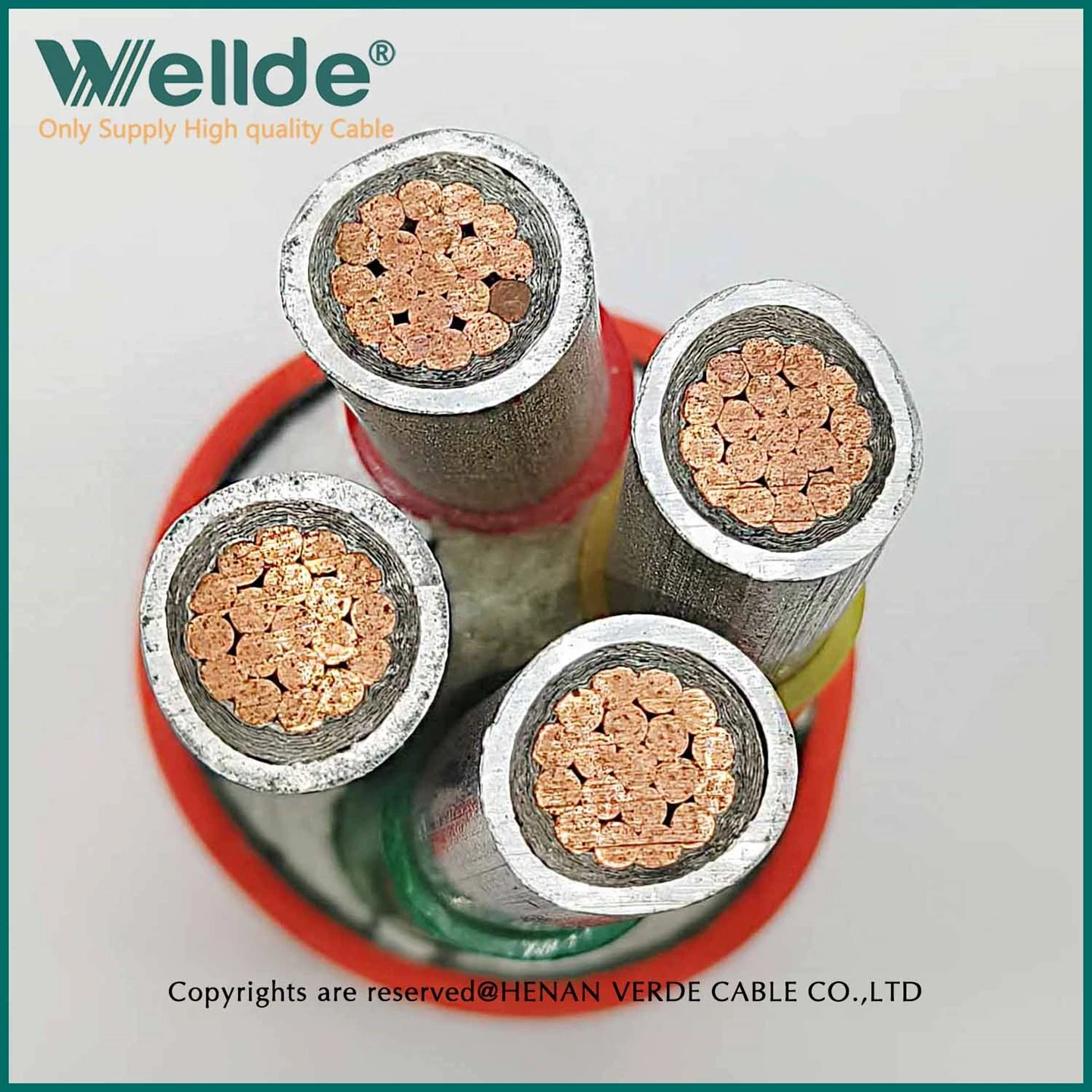 Cable de alimentación ignífugo flexible del cable de aislamiento de la conductividad enorme del buen precio