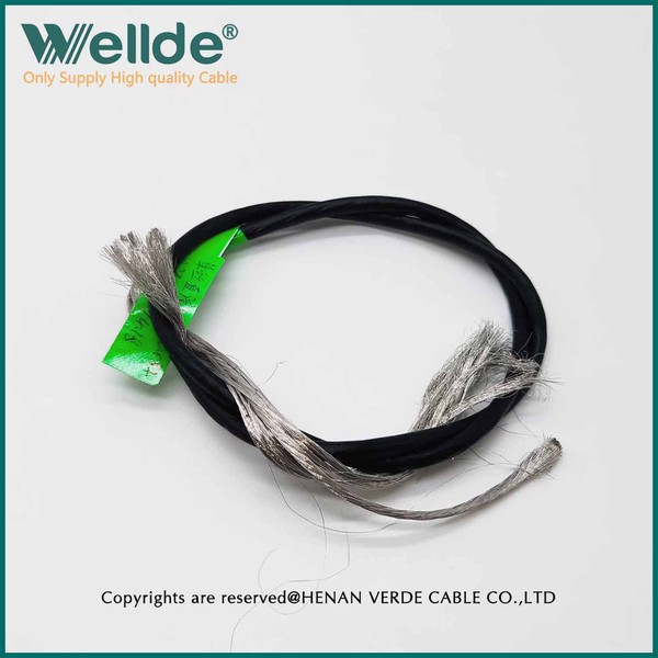 Black 10AWG high temperature cable Black 10AWG high temperature cable
