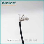 Cable de alta temperatura de alambre de cobre estañado de un solo núcleo negro 10AWG